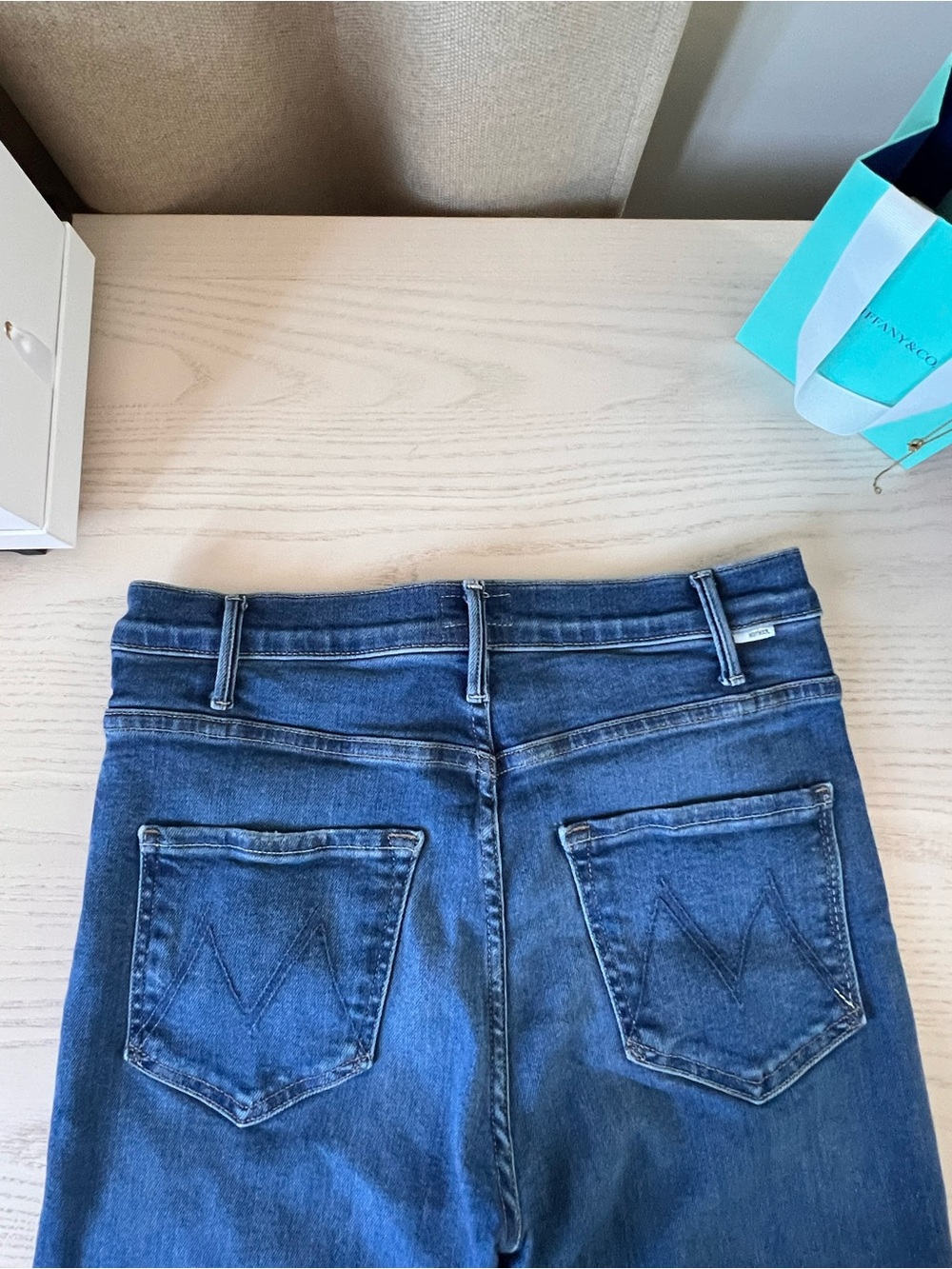 Sold - MOTHER Ankle Fray Denim Jeans - Picture 10 of 12